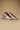 OLYMPIC - Low-top sneakers in retro white with suede burgundy inserts and fabric tongue