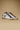 OLYMPIC - Low-top sneakers with a retro white sole and dove grey suede insert with a fabric tongue