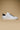 TENNIS - Sneakers a suola bassa Bianca con retro e lacci Nero