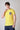 T-Shirt Gialla con Taschino in tessuto V2 e schizzi di vernice