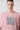 Blush Pink Crewneck Sweatshirt with Embroidered Square Insert in V2 Fabric