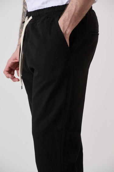 ALICANTE - Pantalone Rocciatore tinto capo Nero con elastico