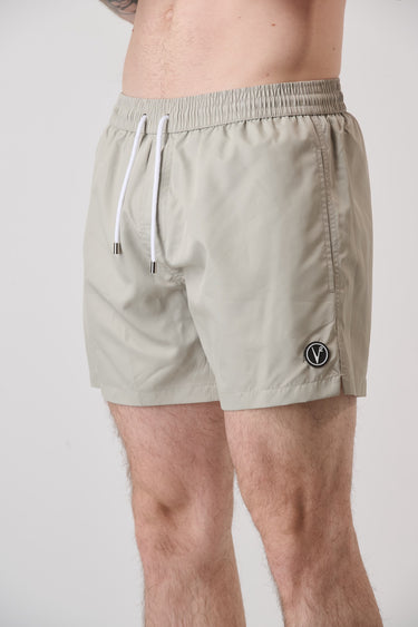 Costume Verde Pesto con tasca posteriore a contrasto in fantasia V2