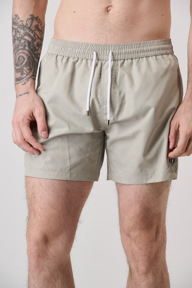 Costume Verde Pesto con tasca posteriore a contrasto in fantasia V2