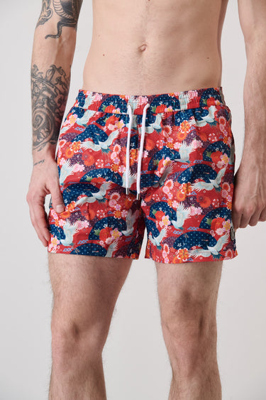 Costume stampa All-Over Japan Flower