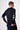 Maglione Girocollo in viscosa Blu con toppe in tessuto V2