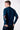 Maglione in lana merino Girocollo punto riso Ottanio con toppe in tessuto V2