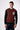 Maglione in lana merino Girocollo punto riso Bicolor Verde con taschino in tessuto V2