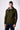 Maglione Cappuccio Oslo Verde Militare con interno in tessuto V2