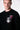 Maglione Girocollo occhio di pernice Nero con Taschino Patchwork Ricamato con Tessuti V2
