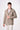 Giacca Monopetto Links Tortora con interno collo e pochette in tessuto V2