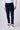Pantalone Alta Sartoria doppia pence in Velluto Blu con interni in tessuto V2