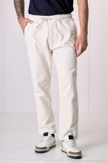 ALICANTE VELLUTO - Pantalone rocciatore in velluto Panna