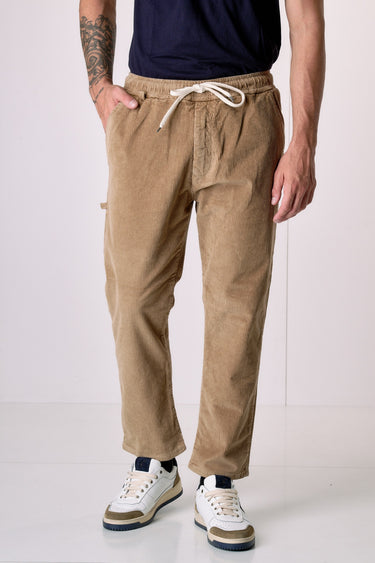 ALICANTE VELLUTO - Pantalone rocciatore in velluto Sabbia