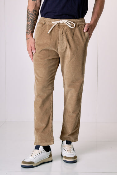 ALICANTE VELLUTO - Pantalone rocciatore in velluto Sabbia