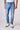 LONDON - Jeans Slim Fit - Azzurro con doppia Patch frontale e tasca in tessuto V2