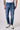 LONDON - Jeans Slim Fit - Blu con doppia Patch frontale e tasca in tessuto V2
