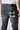 NEW YORK - Pantalone Slim Fit - Antracite con tasca in tessuto V2