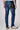 NEW YORK - Pantalone Slim Fit - Blu con tasca in tessuto V2