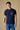 T-Shirt regular Blu con Taschino in tessuto V2
