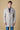 Sand single-breasted tailored coat with V2 fabric lining and pocket square