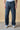 PARIGI - Jeans Over Old Antracite con salpa in tessuto V2