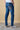 NEW YORK - Jeans Slim Fit - Blu con Tasca in tessuto V2