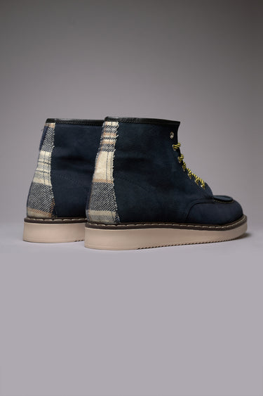 COURMAYEUR - Stivaletto Scamosciato Blu