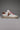 OLYMPIC V - Low-top sneakers in hammered leather with two-tone leather and fluorescent pink insert and back