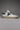 OLYMPIC V - Low-top sneakers in hammered leather with two-tone jeans and blue insert and back