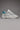 VEGA - Sneakers a suola alta retro Azzurro con borchie e schizzi di vernice