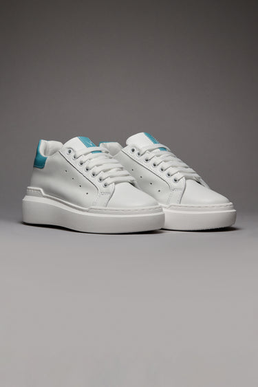 VEGA - Sneakers a suola alta retro Azzurro