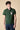 Green Polo Shirt with embroidered V2 fabric pocket