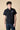 Blue Polo Shirt with Fabric Pocket Square V2