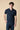 Pure Cotton Knitwear Polo Shirt in Blue