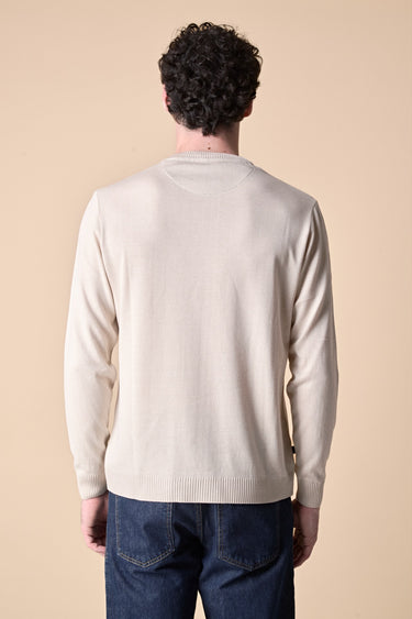 Sand sweater with Supercar inlay