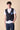 Gilet Monopetto Premium Blu con taschino ricamato e retro in tessuto V2