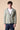 Single-breasted Zig Zag Pesto Two-tone Jacket with V2 Fabric Pocket Square
