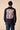 Sahariana Tinto Old Nera con Patch Stampa Samurai sul retro