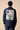Sahariana in Jeans Lavaggio 0 con Patch Stampa Fenice sul retro