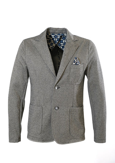 Giacca Monopetto Sartoriale Quadretto Nero