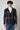 Blue Scottish Single-Breasted Jacket with V2 fabric pocket square