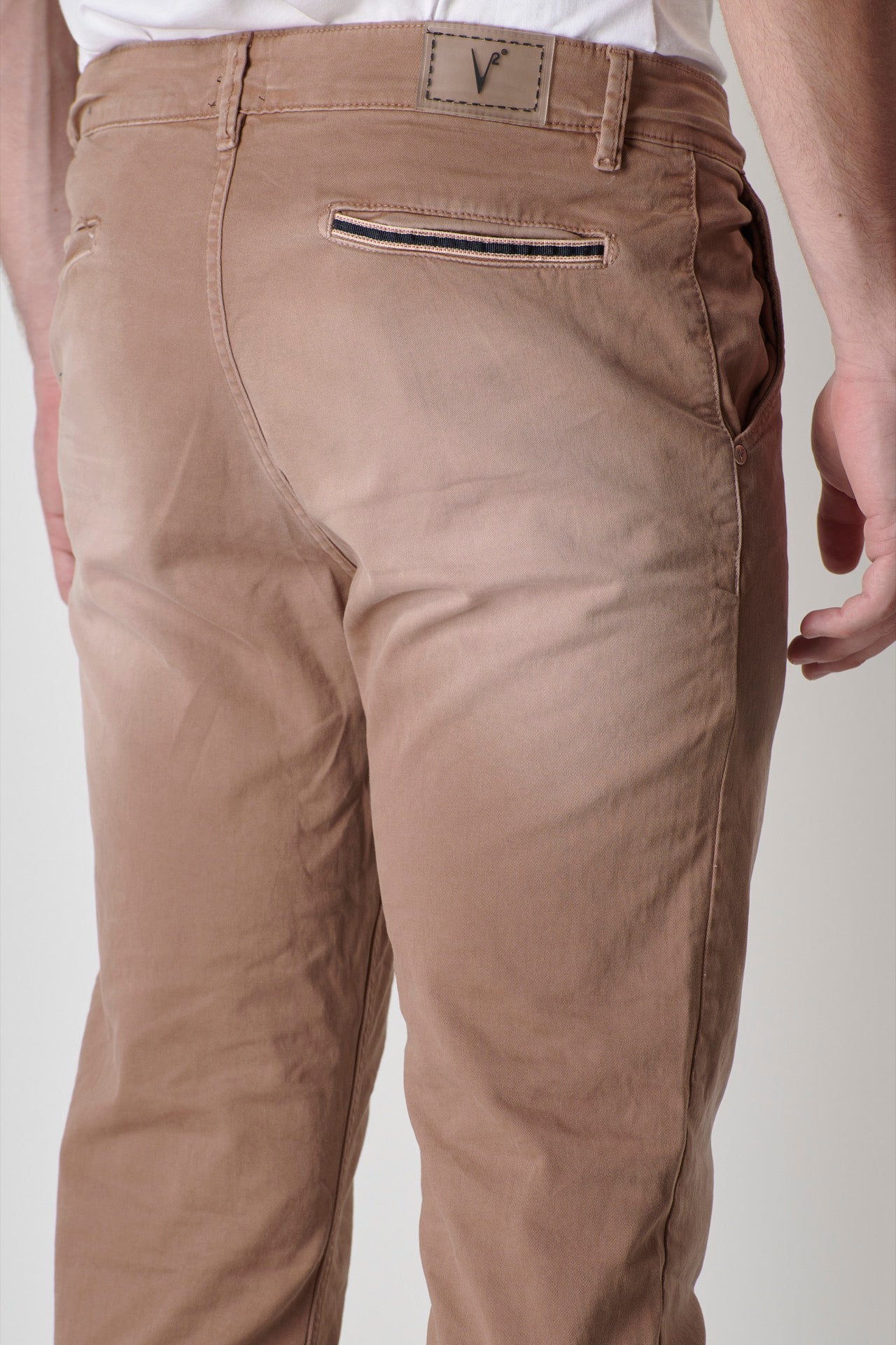 ROMA - Pantalone Chino Cammello