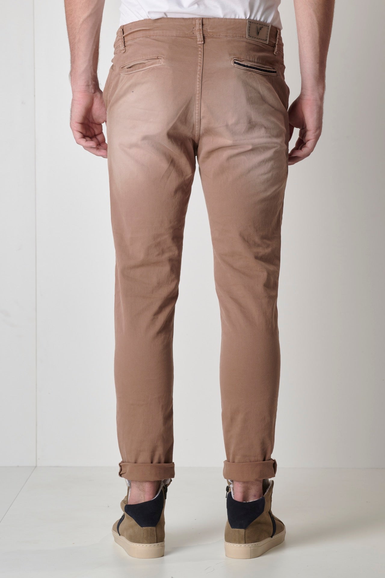 ROMA - Pantalone Chino Cammello