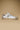 OLYMPIC - Low-top Sneakers White with Dove Grey Suede Heel and Insert