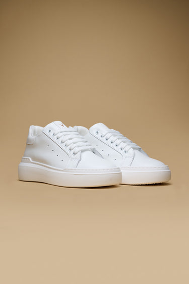 VEGAS - Sneakers a suola alta retro Bianco