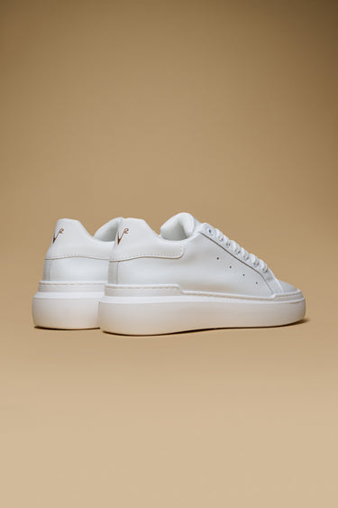 VEGAS - Sneakers a suola alta retro Bianco