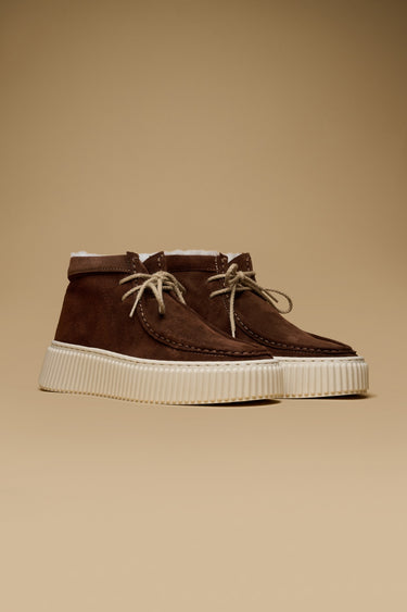 NAVAJO - Stivaletto Scamosciato Moro