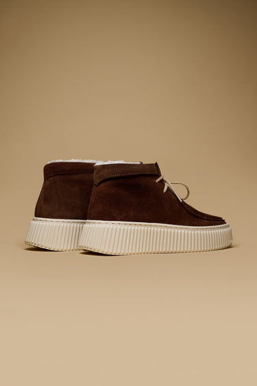 NAVAJO - Stivaletto Scamosciato Moro