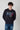 Patchwork Crewneck Sweatshirt with V2 Blue Fabrics